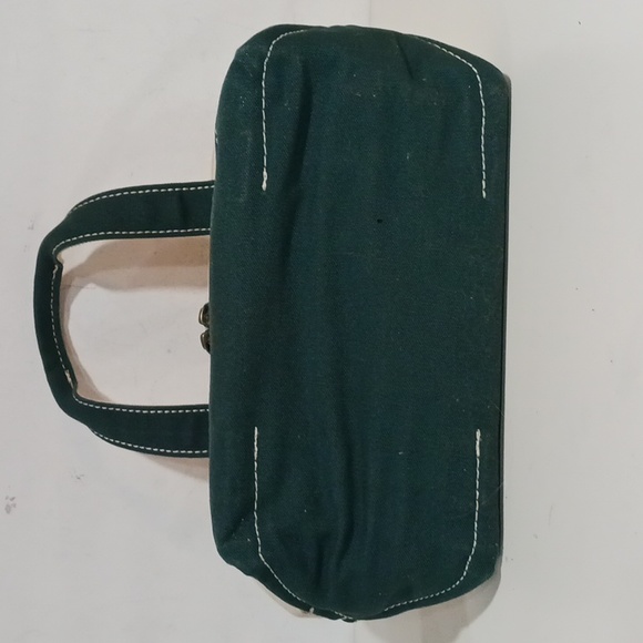 L.L .Bean Insulated Bag cream and green - Picture 12 of 12